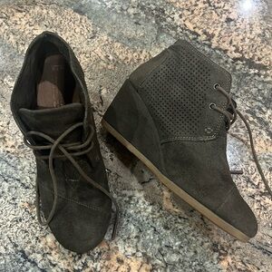 TOMS Wedge Bootie